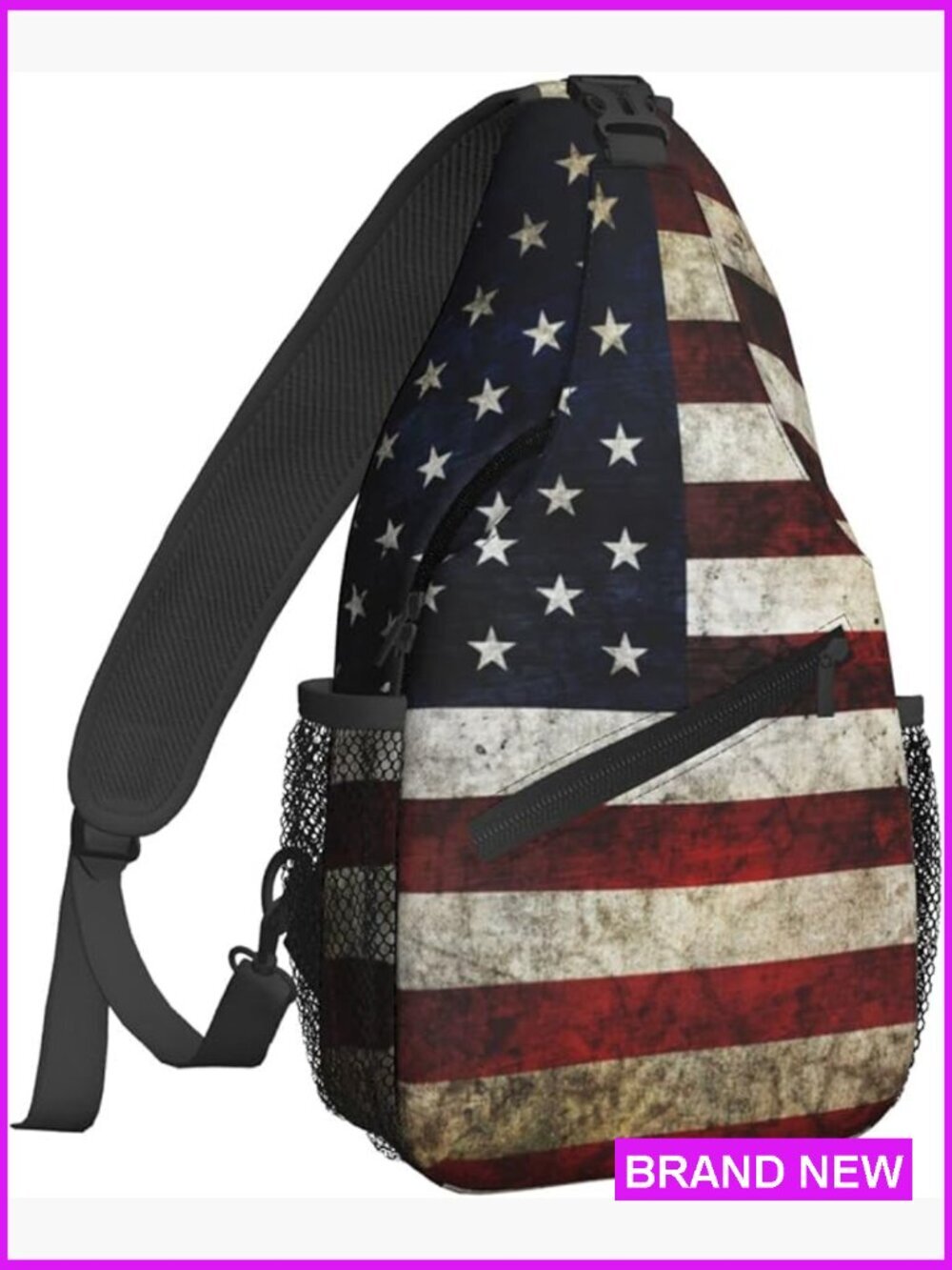 Sling Backpack Crossbody Chest Bag Travel Daypack Hiking Gym Shoulder Bag